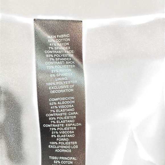 WHBM Black Mini Skirt A-Line Women's 8 EUC - Picture 5 of 5